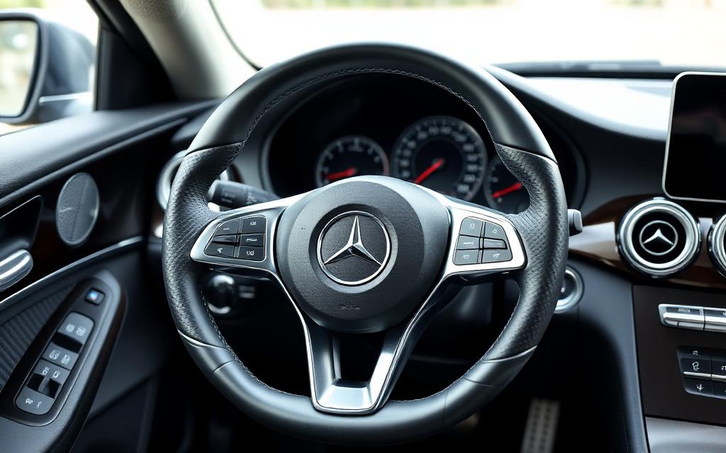 Mercedes-Benz stock vs sport steering wheel - OEM wheel